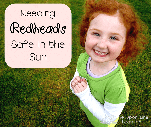 redheads in the sun