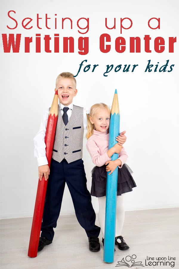 Setting up a writing center for your classroom or homeschool will allow your children to have access to the resources they need to write creatively.
